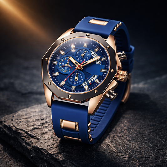 Élégance Montre avec Bracelet en Silicone