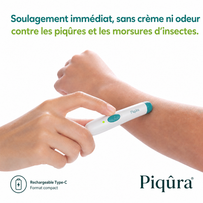 Soulagez les démangeaisons des piqûres en quelques secondes — sans crème, sans odeur!