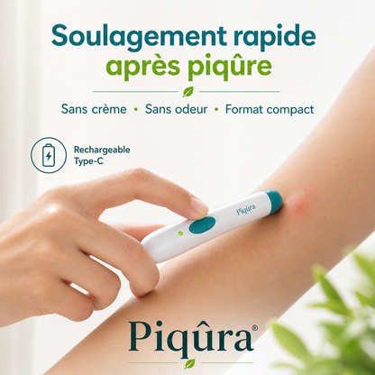Soulagez les démangeaisons des piqûres en quelques secondes — sans crème, sans odeur!