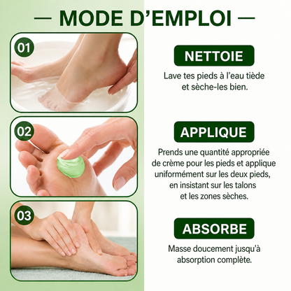 Dites adieu aux talons secs et retrouvez des pieds doux, lisses et confortables