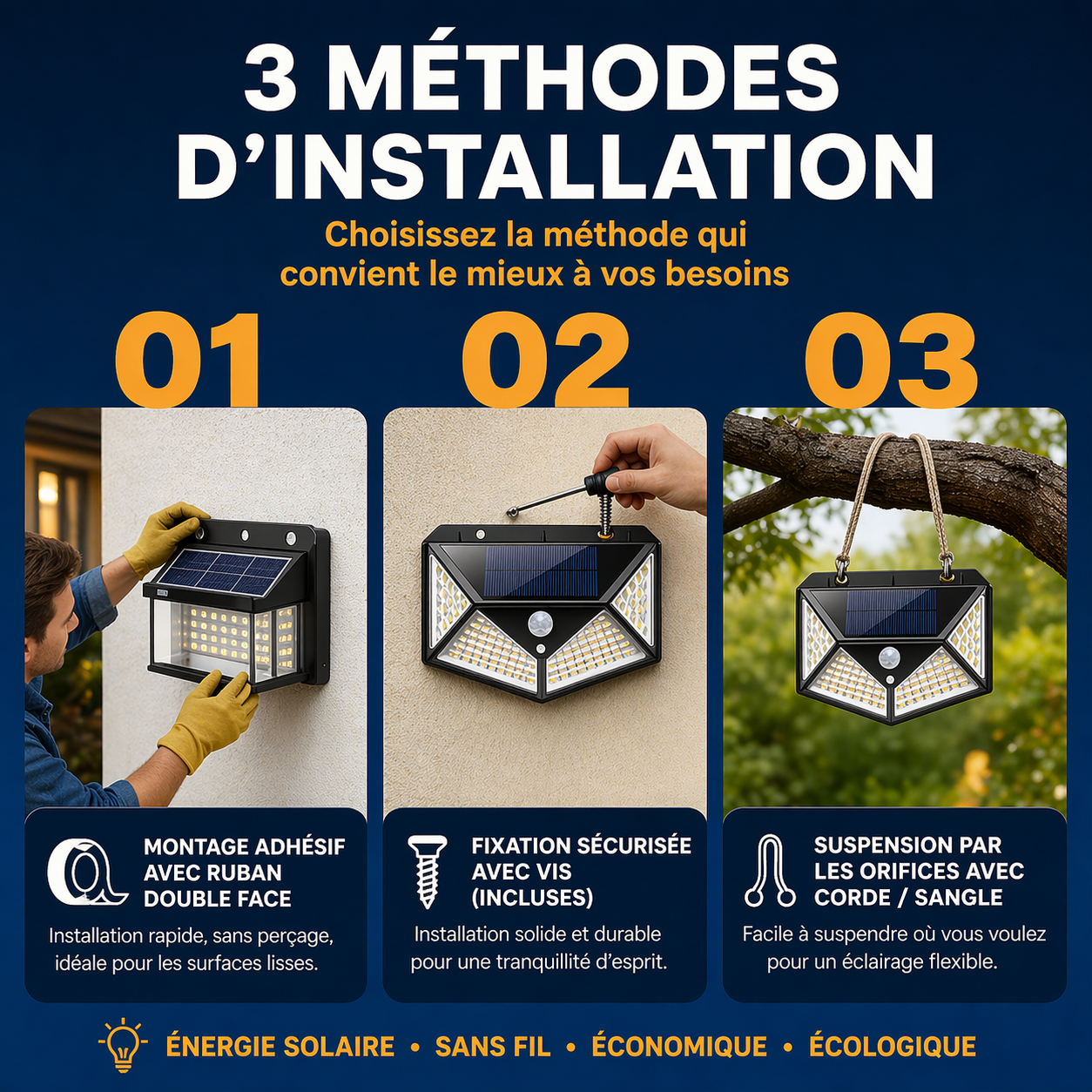Vous rentrez encore dans le noir ? LumiGuard illumine et protège votre maison — chaque nuit