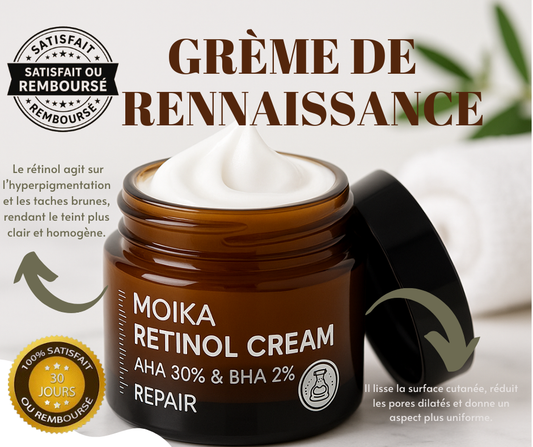 MOIKA Crème Réparatrice au Rétinol - Hydratant & Raffermissant
