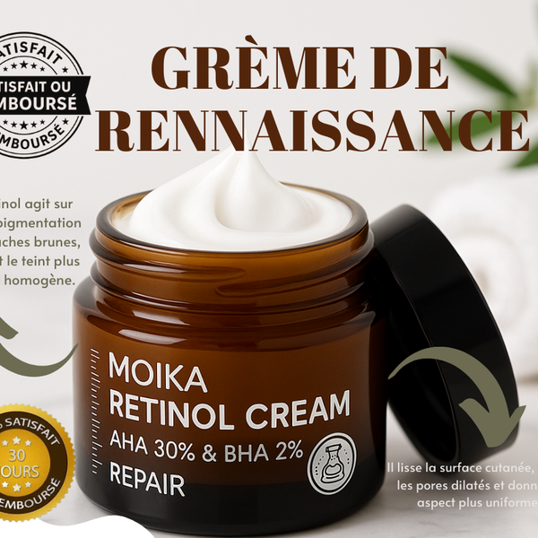 MOIKA Crème Réparatrice au Rétinol - Hydratant & Raffermissant